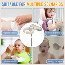 Adjustable Wall-Mounted Suction Baby Bath Holder