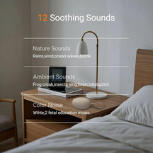 Smart Baby Sleep Sound Machine with Timer & Volume Control