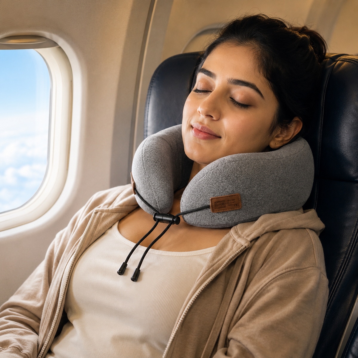 U-Shaped Memory Foam Travel Pillow