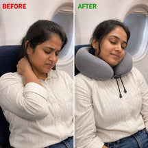 U-Shaped Memory Foam Travel Pillow