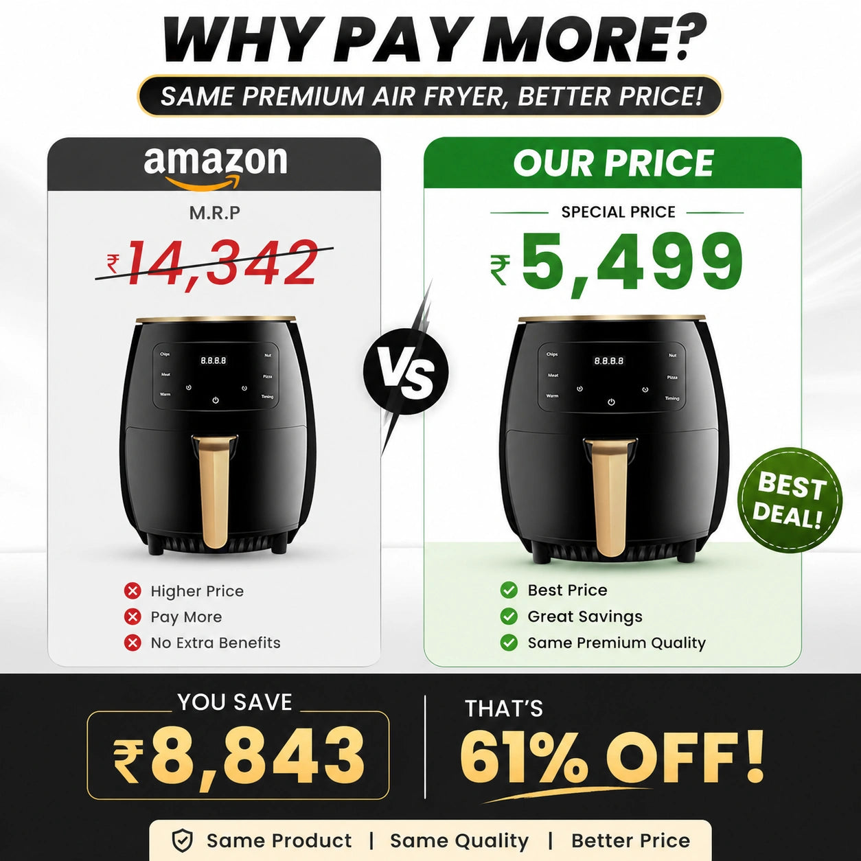 Digital Air Fryer 4.5 L