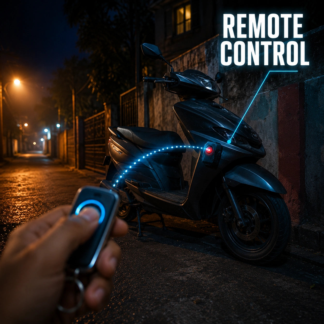 Waterproof Remote Control Bike Security Alarm