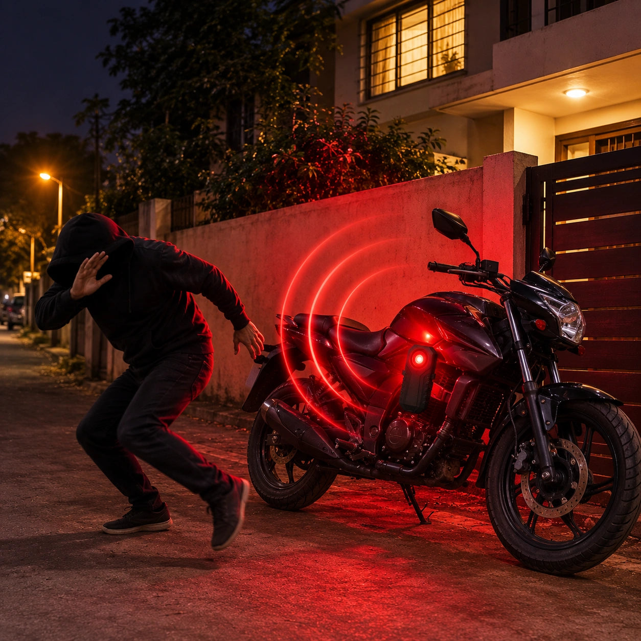Waterproof Remote Control Bike Security Alarm