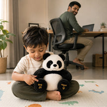 Singing & Voice Repeating Peek A Boo Panda Soft Toy for Screen-Free   Play, Imaginative Fun, Bedtime Comfort