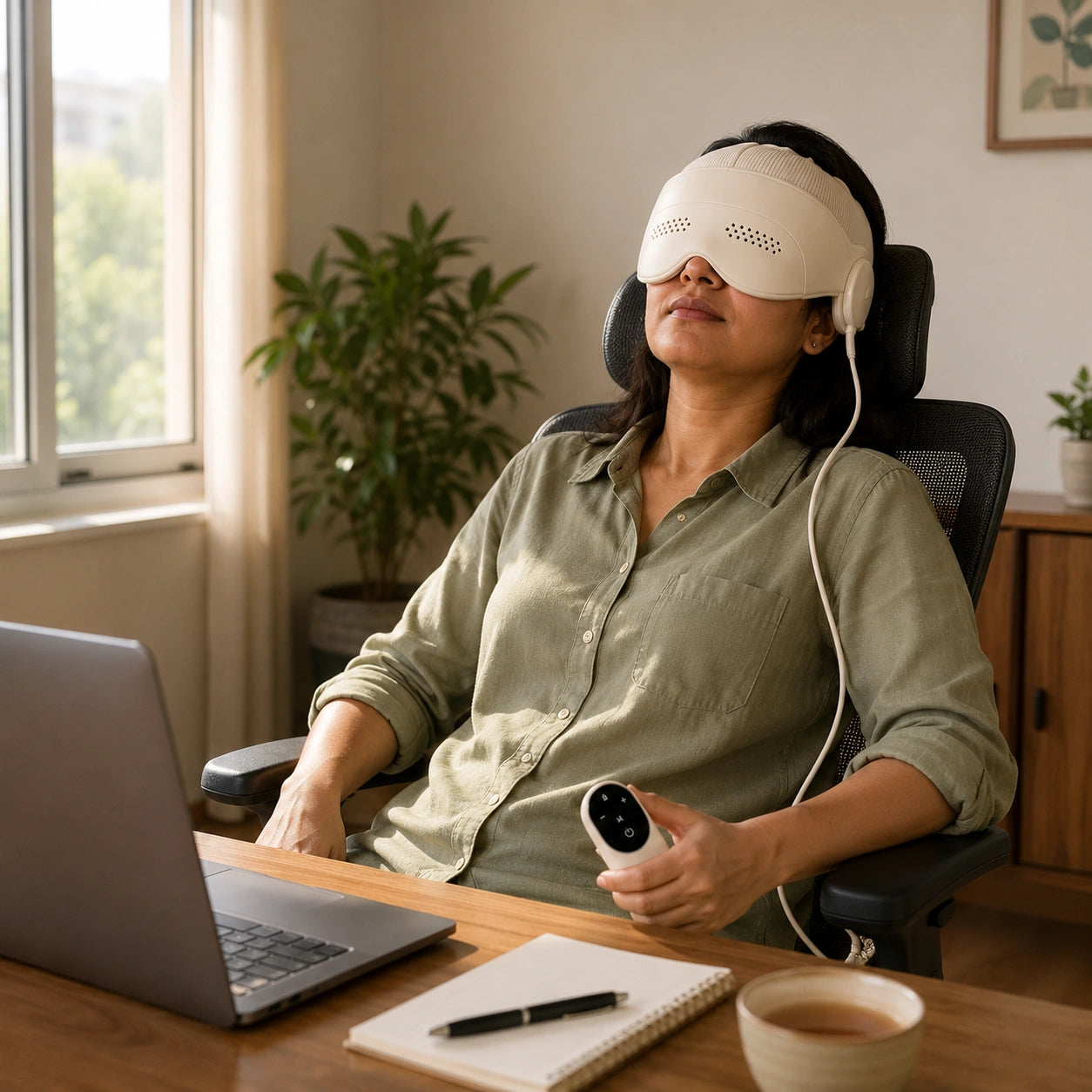 Migraine Head & Scalp Massager with Heat Therapy