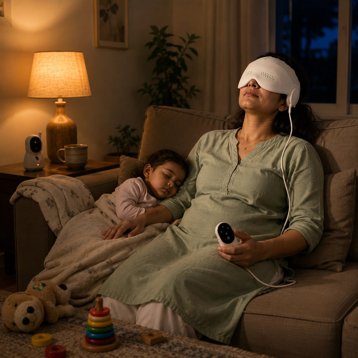 Migraine Head & Scalp Massager with Heat Therapy