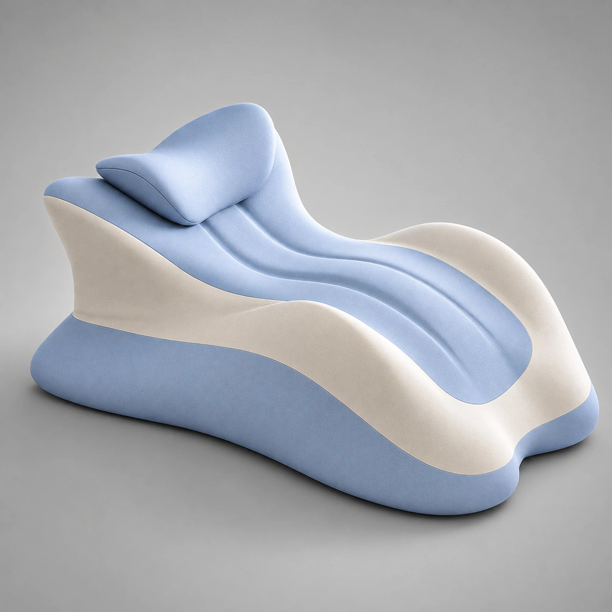 Memory Foam Ergonomic Prone Pillow