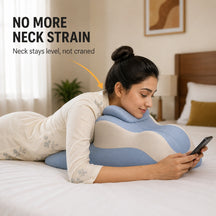 Memory Foam Ergonomic Prone Pillow