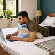 Memory Foam Ergonomic Prone Pillow
