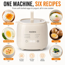 Electric Egg Cooker with 6 Boiling Modes