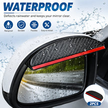 Carbon Fibre Rearview Mirror Rain Cover