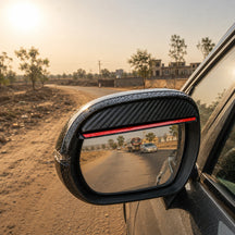 Carbon Fibre Rearview Mirror Rain Cover