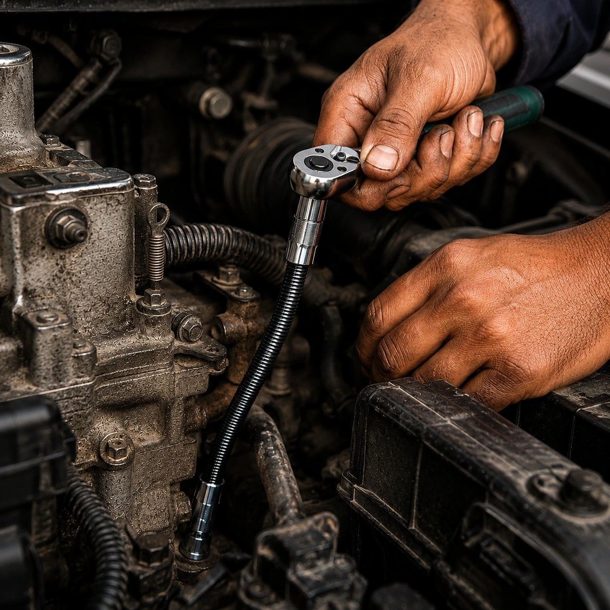Flexible Socket Extension Ratchet