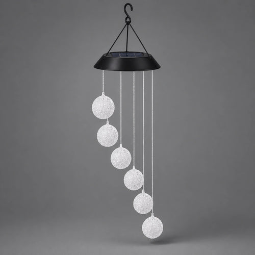 Solar Crystal Ball Wind Chime