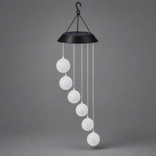 Solar Crystal Ball Wind Chime