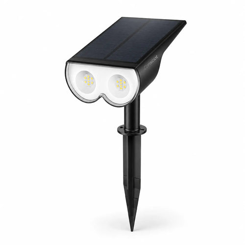 Auto On/Off Solar Landscape Spotlights (Set of 2)
