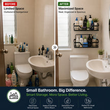 Adhesive Shower Caddy Baskets