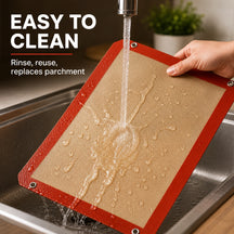 Silicone Fiber Baking Mat with Buckle