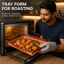 Silicone Fiber Baking Mat with Buckle
