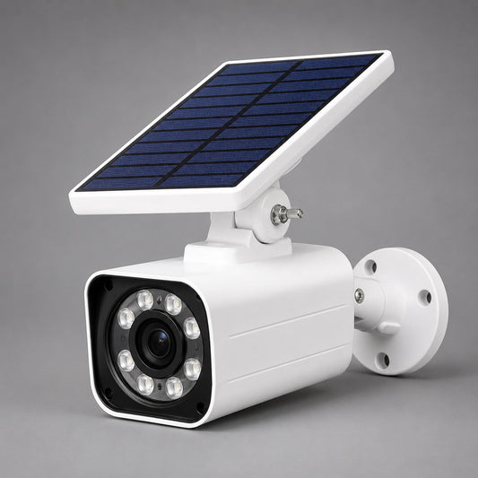 Solar Motion Sensor Spotlight for Security of Balcony, Porch, Pathway and Patio