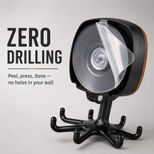 Suction Cup Rotating Hook Holder