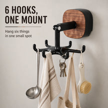 Suction Cup Rotating Hook Holder