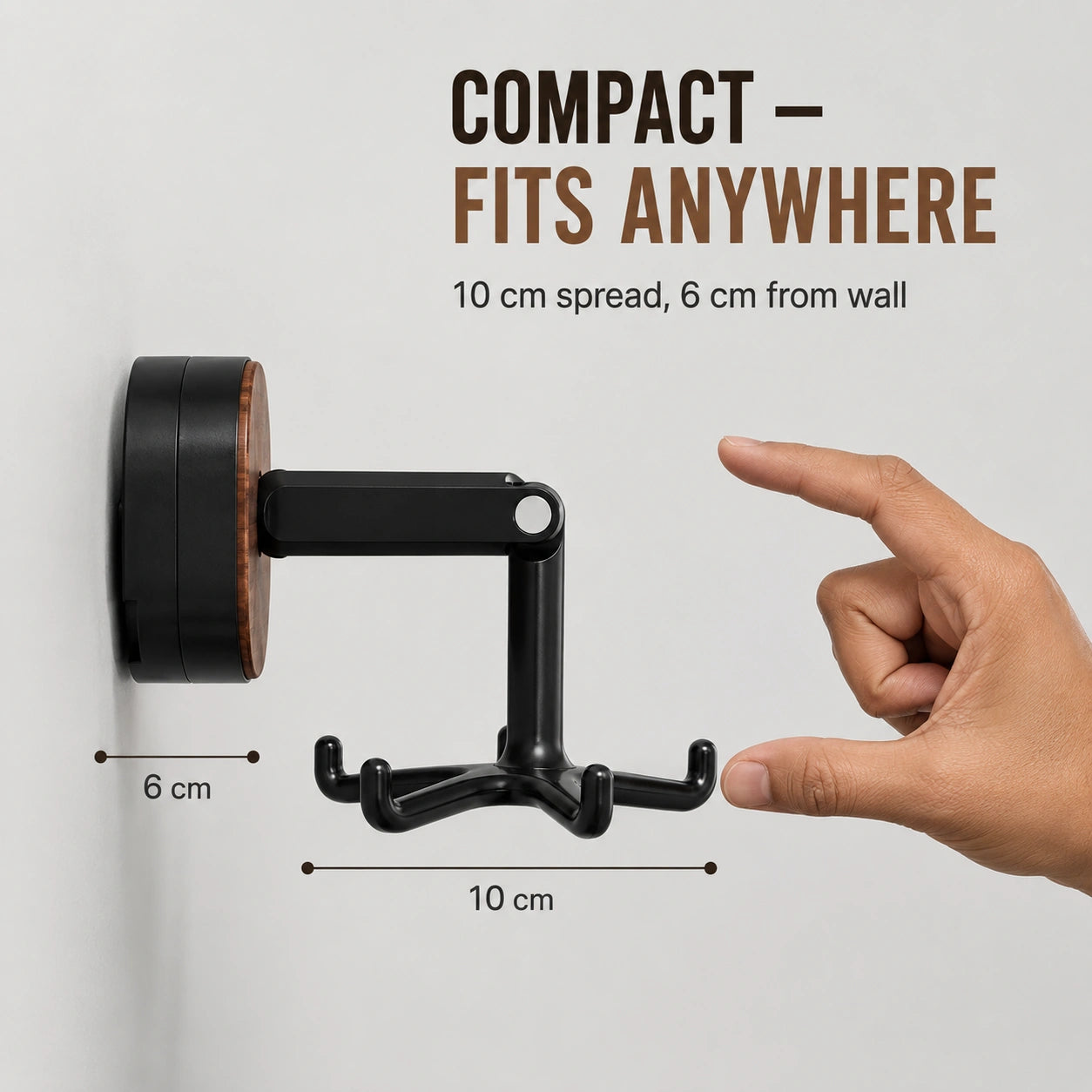 Suction Cup Rotating Hook Holder