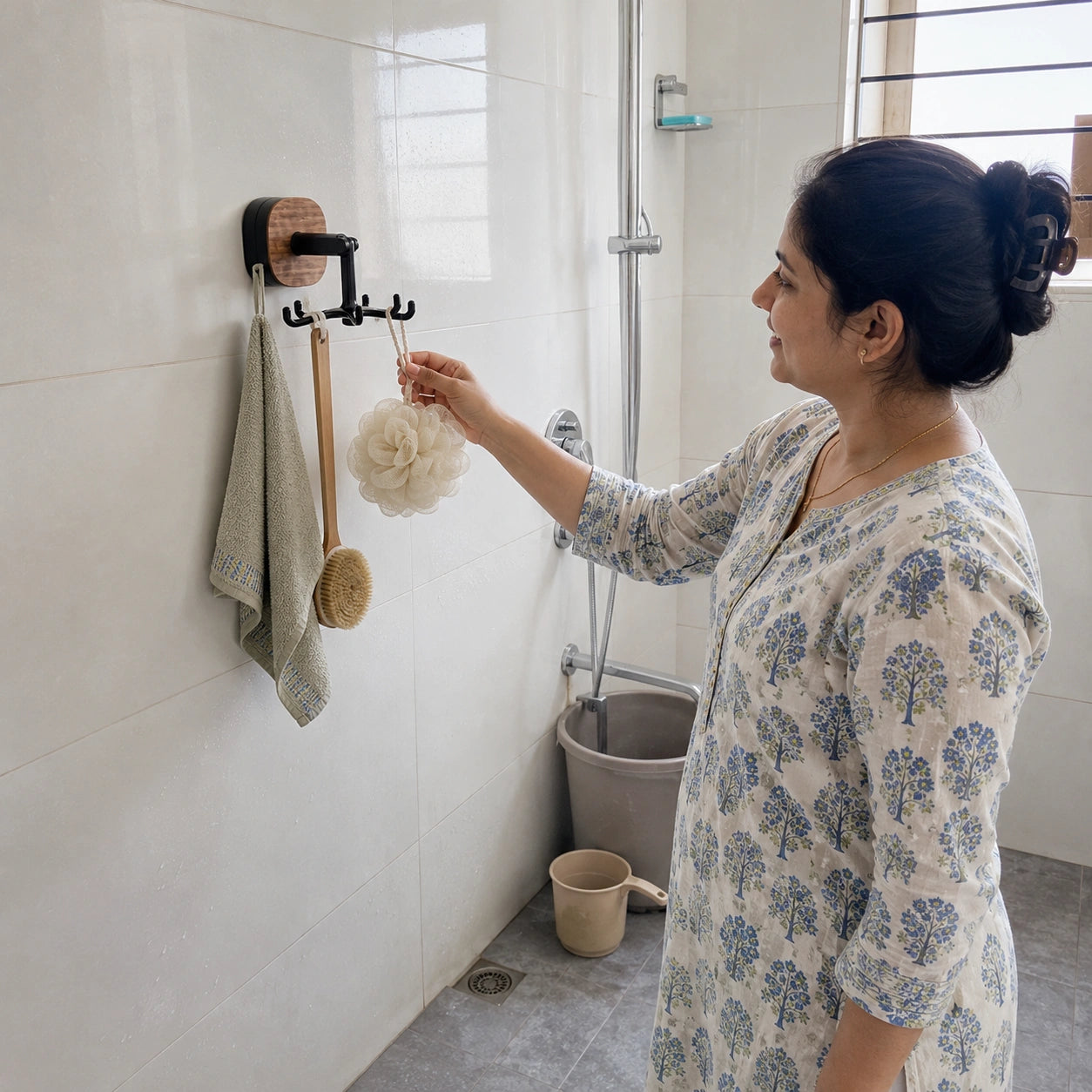 Suction Cup Rotating Hook Holder