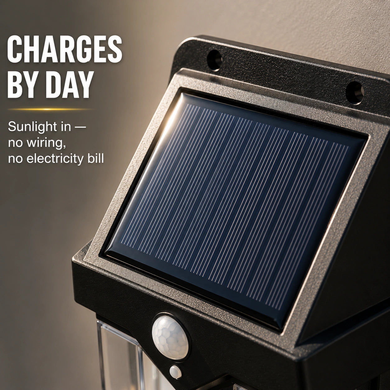 Outdoor Solar Sensor Motion Light