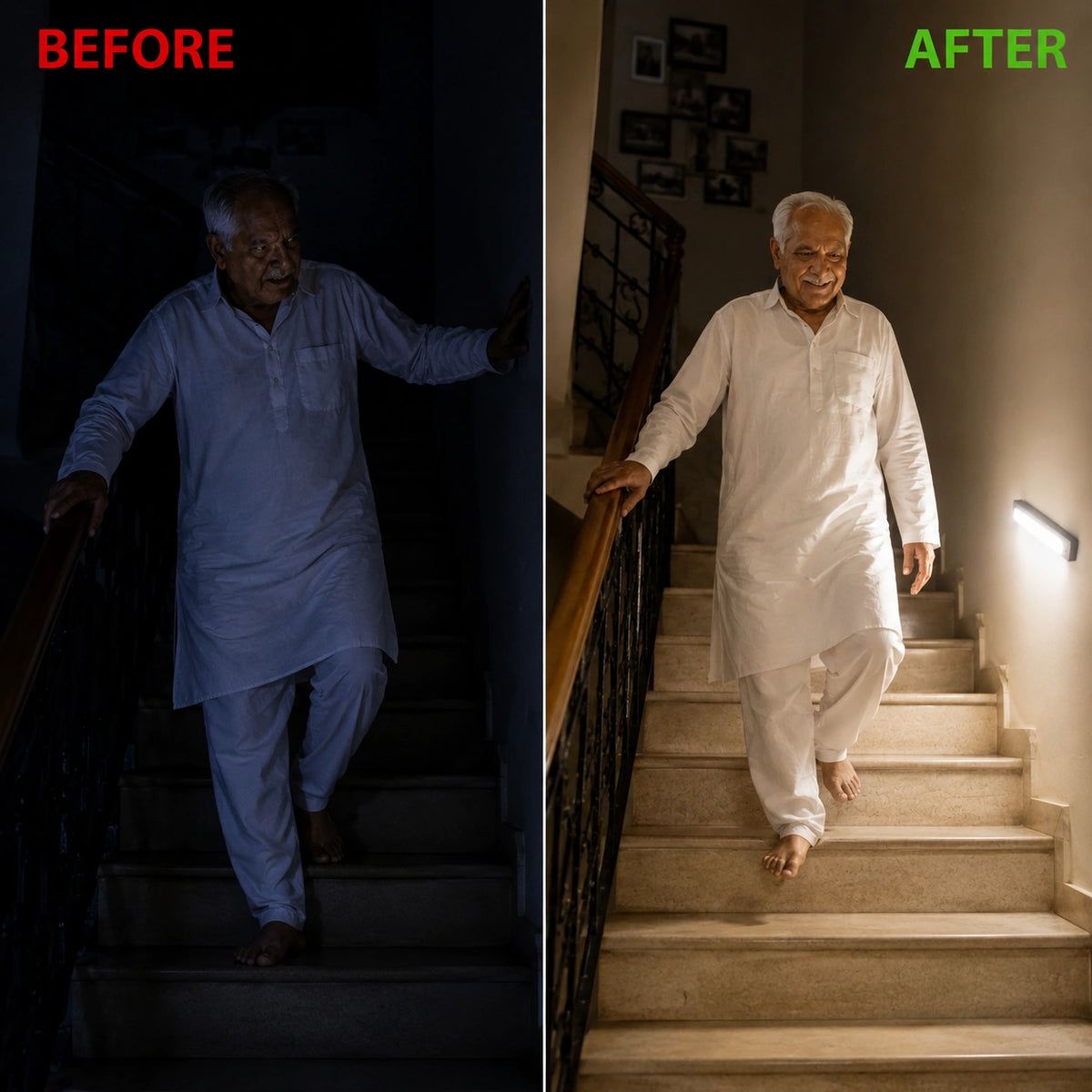 3-In-1 Wireless LED Motion Sensor Light