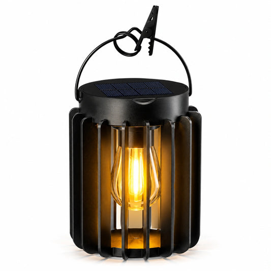 Solar Lanterns Outdoor Waterproof, Brighter Up to 12 Hrs