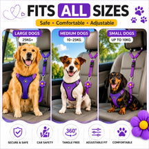 Adjustable Pet Dog Car Harness
