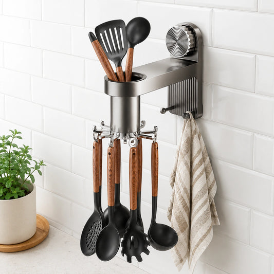 Revolving Suction Cup Storage Rack