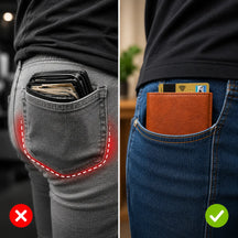 RFID Protection Slim Wallet–Safe Cards, Less Bulk