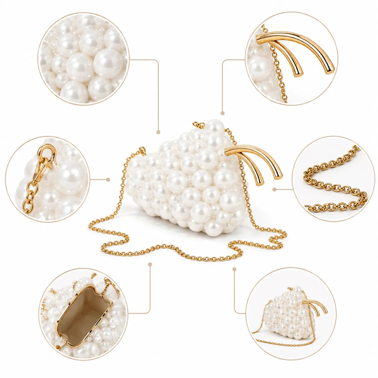 Glamorous Crystal Grape Clutch Handbag