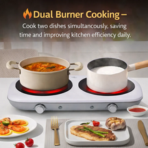 Electric Double Induction Kitchen Burner