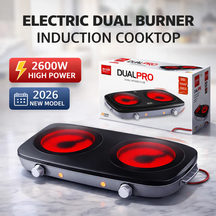 Electric Double Induction Kitchen Burner