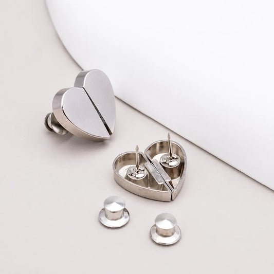 Heart-Shaped Magnetic Curtain Clips
