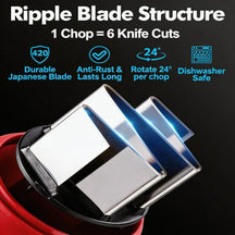 One-Press Instant Chop Multipurpose Vegetable & Fruit Chopper