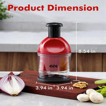 One-Press Instant Chop Multipurpose Vegetable & Fruit Chopper