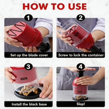 One-Press Instant Chop Multipurpose Vegetable & Fruit Chopper