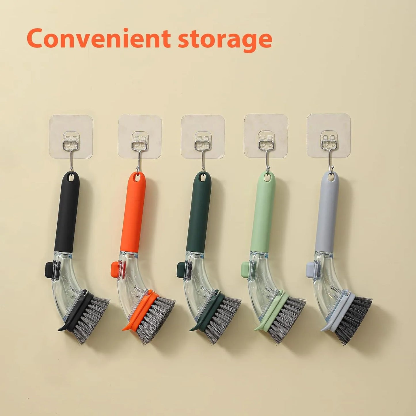 Liquid Control Dish Cleaning Brush For Effortless Kitchen Cleaning