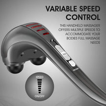 Dual Head Deep Tissue Muscle Pain Relief Massager With Red Light