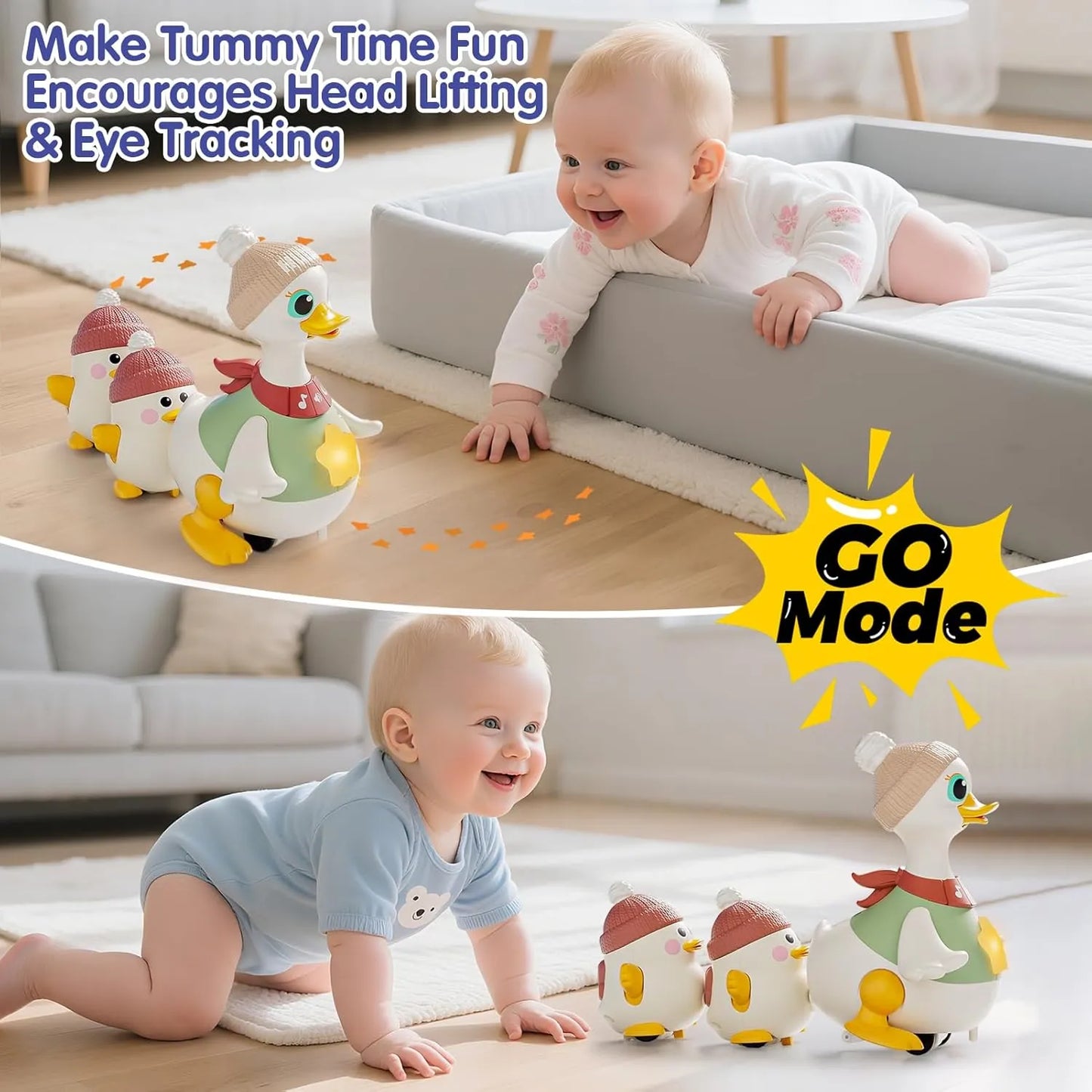 Melody Mama Duck With Swinging Feet Toy