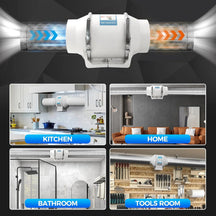 Wall Mounted Exhaust Fan Ventilation for Your Bathroom and Kitchen