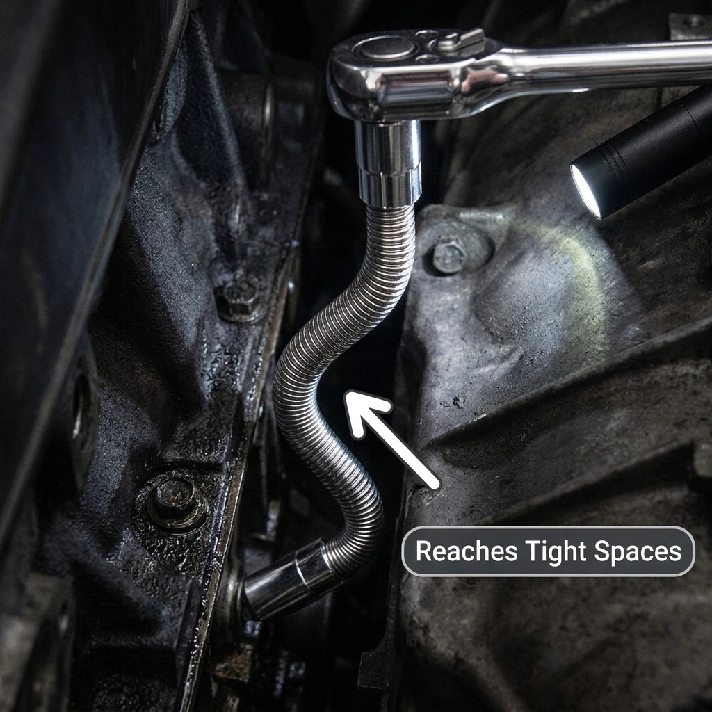 Flexible Socket Extension Ratchet
