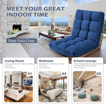 Foldable 14-Position Reclining Memory Foam Chair For Ultimate Comfort