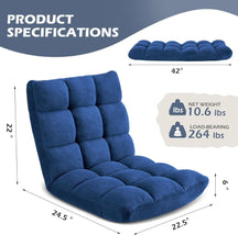 Foldable 14-Position Reclining Memory Foam Chair For Ultimate Comfort