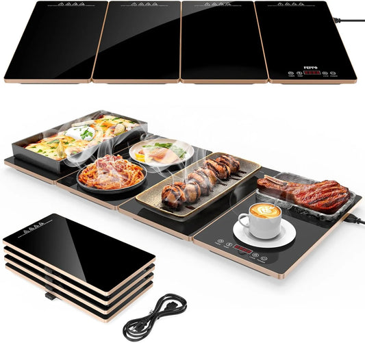 4 in 1 Premium Electric Fast Heating Food Warming Tray