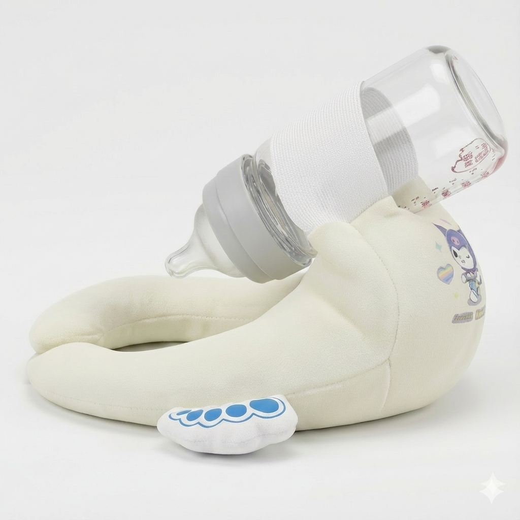 Hands-Free Baby Bottle Pillow